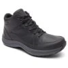 Simon Black Leather Waterproof Boot -Rockport Store dunsimon01