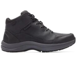 Simon Black Leather Waterproof Boot -Rockport Store dunsimon01e