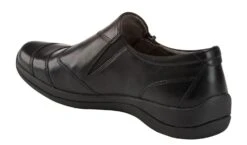 Kara Faraday Black Leather Zipper Slip-On Shoe -Rockport Store earfaraday01c