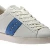 ECCO Street Lite White Regatta Blue Stripe Lace-Up Sneaker -Rockport Store ecc21280314