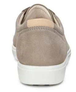 ECCO Women's Soft 7 Warm Grey Lace-Up Sneaker -Rockport Store ecc43000307c