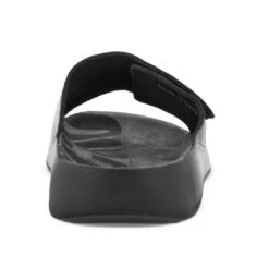 ECCO Men's 2nd Cozmo Black Leather Slide Sandal -Rockport Store ecc50091401c