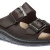 Finn Comfort Cayman Men's Brown Leather Slide Sandal 1 Finn Comfort Cayman Men's Brown Leather Slide Sandal -Rockport Store fincayman02