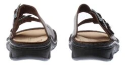 Finn Comfort Cayman Men's Brown Leather Slide Sandal -Rockport Store fincayman02d