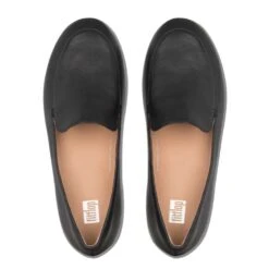 Lena Black Leather Loafer -Rockport Store fitlena01c