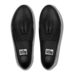 Superskate Black Leather Tassel Loafer -Rockport Store fittassels01c