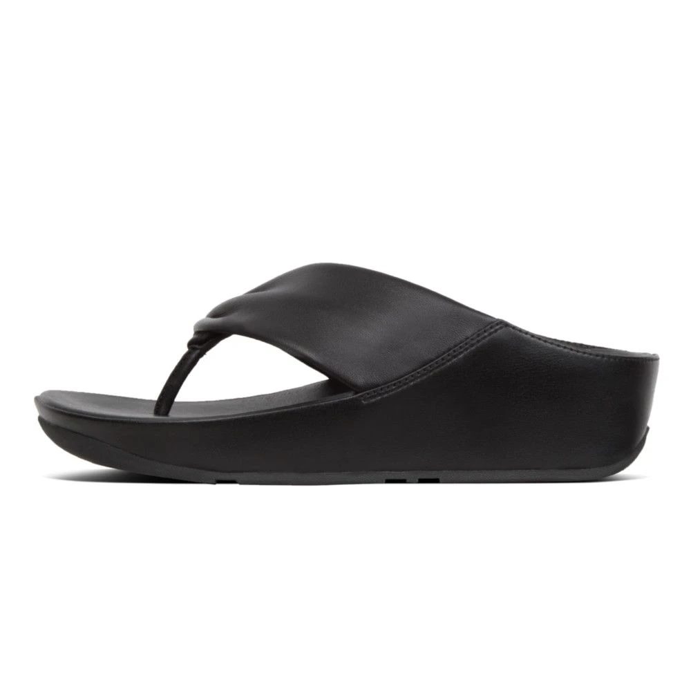 Twiss Black Leather Thong Sandal 5 Twiss Black Leather Thong Sandal - Image 3