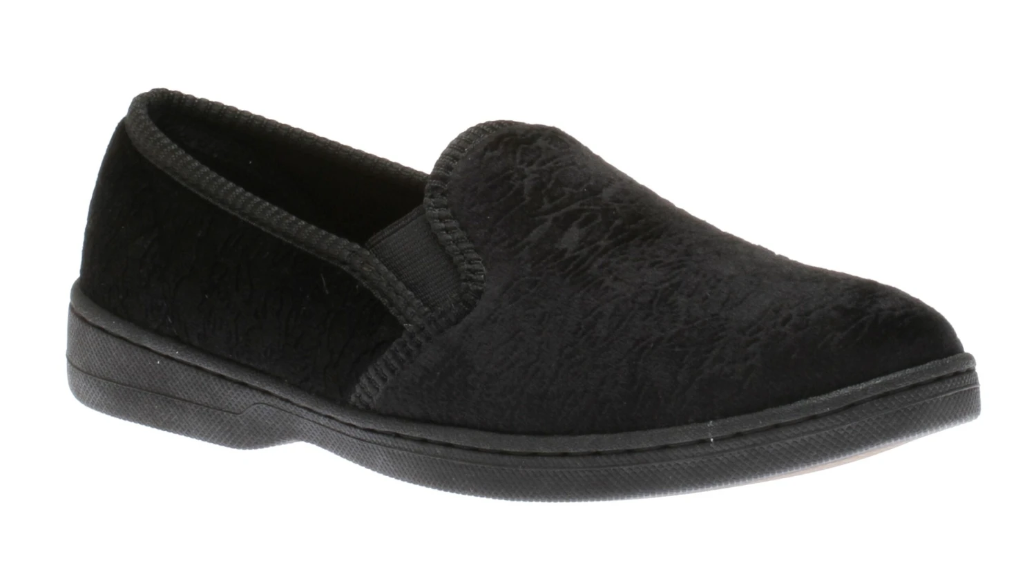 Debbie 2 Black Slip-On Slipper 3 Debbie 2 Black Slip-On Slipper