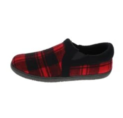 Jacob Red Black Plaid Slip-On Slipper 8 Jacob Red Black Plaid Slip-On Slipper -Rockport Store foajacob10d