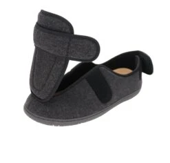 Physician M2 Black Wool Slipper 10 Physician M2 Black Wool Slipper -Rockport Store foaphysm201c