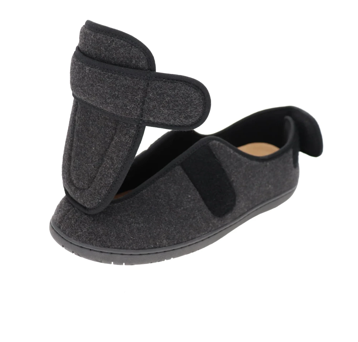 Physician M2 Black Wool Slipper 5 Physician M2 Black Wool Slipper - Image 3