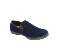 Regal Navy Slip-On Slipper 8 Regal Navy Slip-On Slipper -Rockport Store foaregal03c