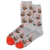 Hotsox Women's Canada Beavers Crew Socks 1 Hotsox Women's Canada Beavers Crew Socks -Rockport Store hotcanadabeaver