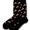 Hotsox Men's Pizza Crew Socks -Rockport Store hotpizza