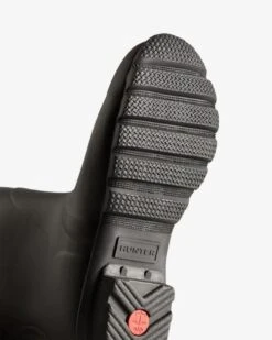 Hunter Women's Black Short Back Adjustable Rain Boots -Rockport Store hunw2535101e