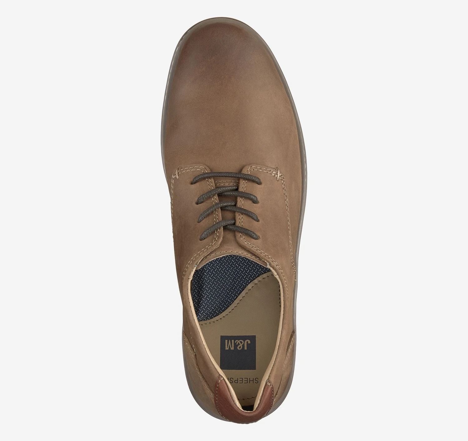 McGuffey Plain Toe Brown Leather Derby Sneaker 5 McGuffey Plain Toe Brown Leather Derby Sneaker - Image 3