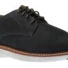 Upton Navy Nubuck Plain Toe Casual Dress Shoe -Rockport Store johupton03