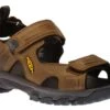 Keen Targhee III Bison Brown Leather Open Toe Hiking Sandal -Rockport Store kee1022423