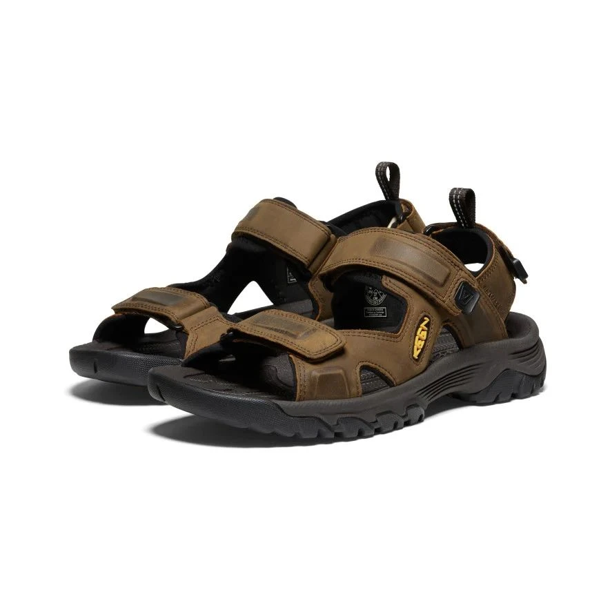Keen Targhee III Bison Brown Leather Open Toe Hiking Sandal 4 Keen Targhee III Bison Brown Leather Open Toe Hiking Sandal - Image 2