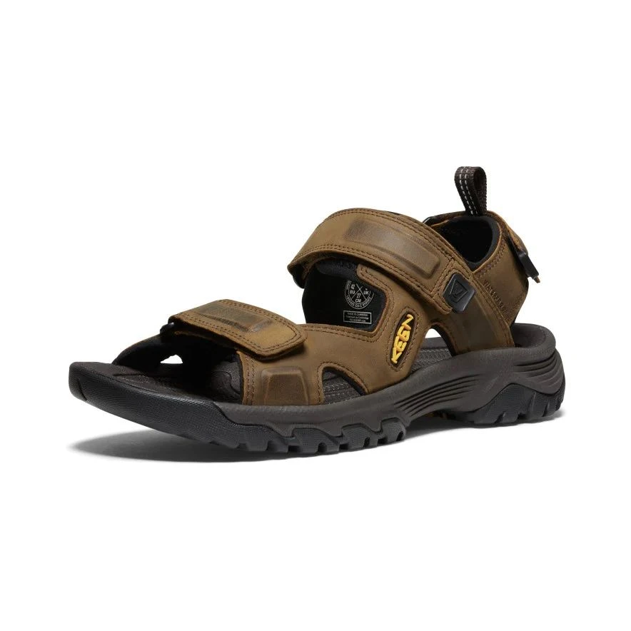 Keen Targhee III Bison Brown Leather Open Toe Hiking Sandal 5 Keen Targhee III Bison Brown Leather Open Toe Hiking Sandal - Image 3