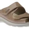 Slide 2 Sabia Beige Double Strap Slide Wedge Sandal