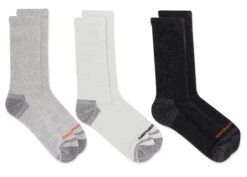 Merrell Repreve 3-Pack Hiker Crew Socks Grey