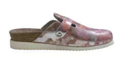 Mephisto Halina Pink Silver Leather Clog 9 Mephisto Halina Pink Silver Leather Clog -Rockport Store mephalina13d