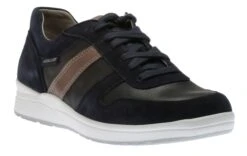 Mephisto Vito Velsp Mulberry Leather Lace-Up Sneaker