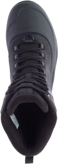 Merrell Thermo Overlook 2 Mid Waterproof Black Leather Wide Boot -Rockport Store meroverlook201b 1