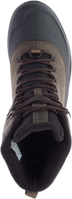Merrell Thermo Overlook 2 Mid Waterproof Brown Leather Boot -Rockport Store meroverlook202b 1