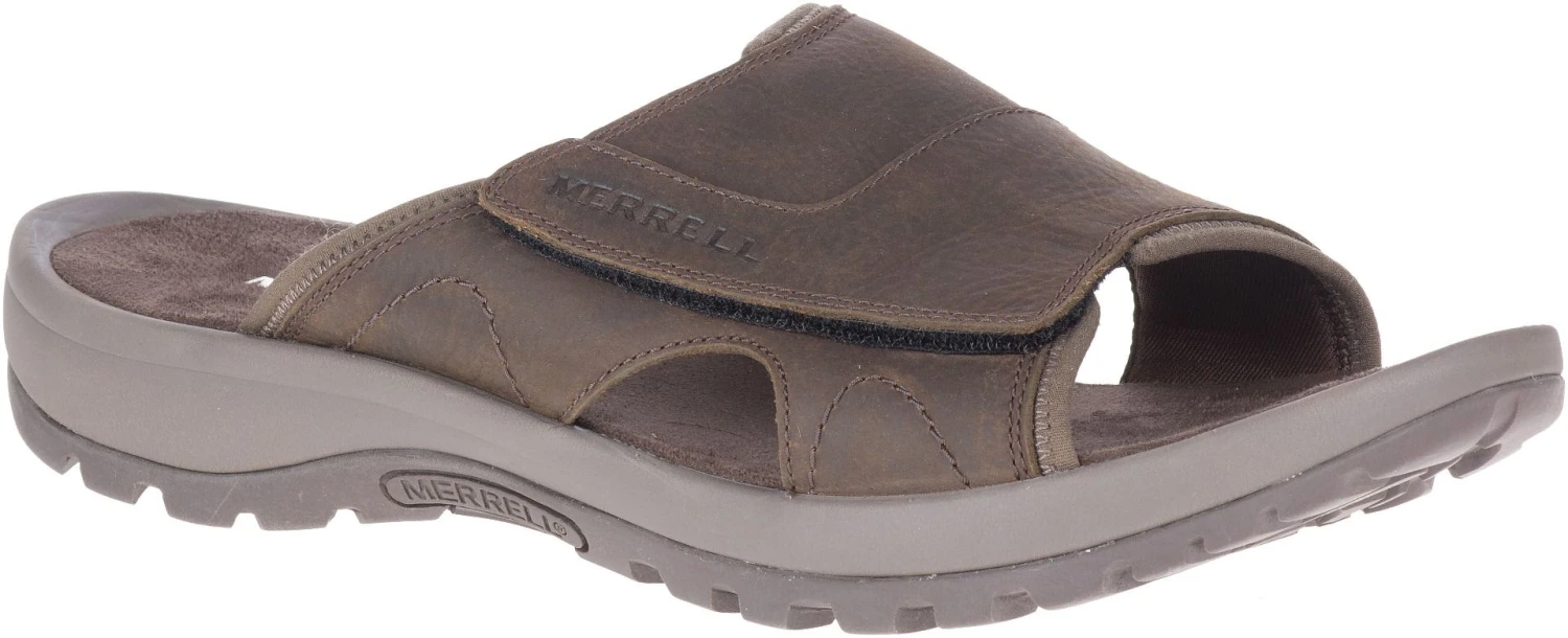 Merrell Sandspur 2 Earth Brown Leather Slide Sandal 3 Merrell Sandspur 2 Earth Brown Leather Slide Sandal