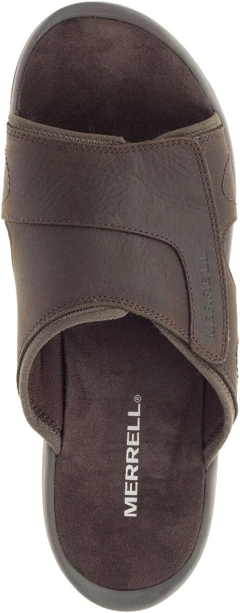 Merrell Sandspur 2 Earth Brown Leather Slide Sandal 4 Merrell Sandspur 2 Earth Brown Leather Slide Sandal - Image 2