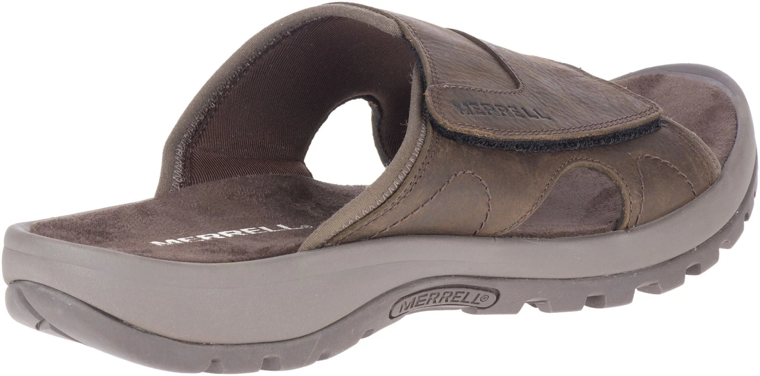Merrell Sandspur 2 Earth Brown Leather Slide Sandal 6 Merrell Sandspur 2 Earth Brown Leather Slide Sandal - Image 4