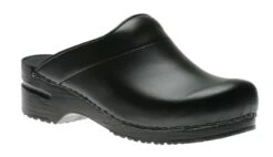 Dansko Karl Black Box Leather Clog