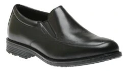 Rockport Essential Details Black Leather Waterproof Slip-On Dress Shoe