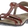 Trophy Red Leather T-Strap Sandal -Rockport Store products12333 2014x1198 413149