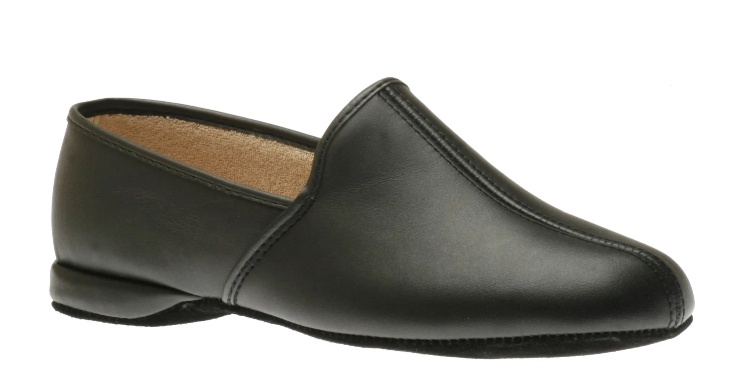 Mens Slipper Black 3 Mens Slipper Black