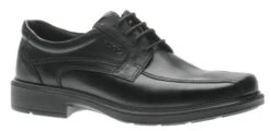 ECCO Helsinki Black Leather Lace-Up Dress Shoe