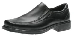 ECCO Helsinki Black Leather Slip-On Dress Shoe