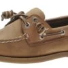 Sperry Women's Authentic Original Sahara Brown Leather Two Eye Boat Shoe -Rockport Store products9117 1622x752 341386