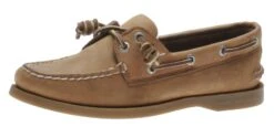 Sperry Women's Authentic Original Sahara Brown Leather Two Eye Boat Shoe