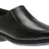 Dillon Black Leather Slip-On Dress Shoe