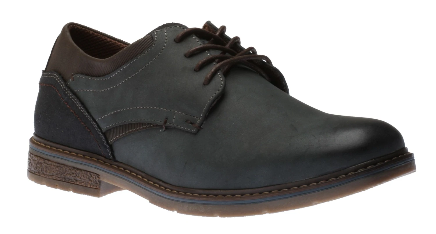 RELIFE Men's Jeans Blue Lace-Up Oxford Dress Shoe 3 RELIFE Men's Jeans Blue Lace-Up Oxford Dress Shoe