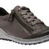 Remonte Ottawa Grey Leather Lace-Up Sneaker -Rockport Store remr140244