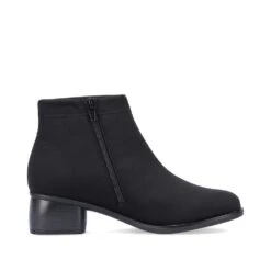 Remonte Stretch Black Zipper Water-Resistant Ankle Boot -Rockport Store remr887200d