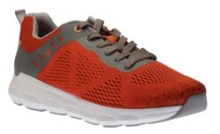 Sportec13 Orange Grey Lace-Up Walking Shoe