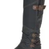 Remonte Mombasa Black Tall Boot