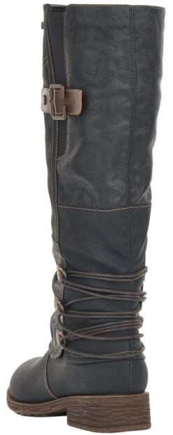 Remonte Mombasa Black Tall Boot -Rockport Store ried807801b