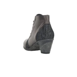 Remonte Cristallino Grey Leather Embossed Ankle Boot -Rockport Store ried878940c 1