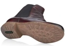 Remonte Cristallino Wine Ruched Leather Chelsea Boot 7 Remonte Cristallino Wine Ruched Leather Chelsea Boot -Rockport Store rier097335c